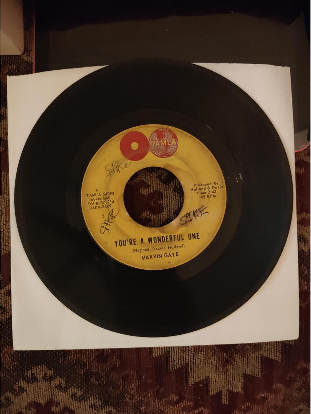 Marvin Gaye - you're a wonderful one - vintage vinyl 45